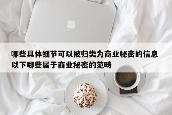 哪些具體細(xì)節(jié)可以被歸類為商業(yè)秘密的信息 以下哪些屬于商業(yè)秘密的范疇 哪些具體細(xì)節(jié)可以被歸類為商業(yè)秘密的信息 以下哪些屬于商業(yè)秘密的范疇