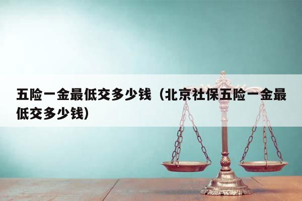 五險一金最低交多少錢(北京社保五險一金最低交多少錢) 五險一金最低交多少錢(北京社保五險一金最低交多少錢)