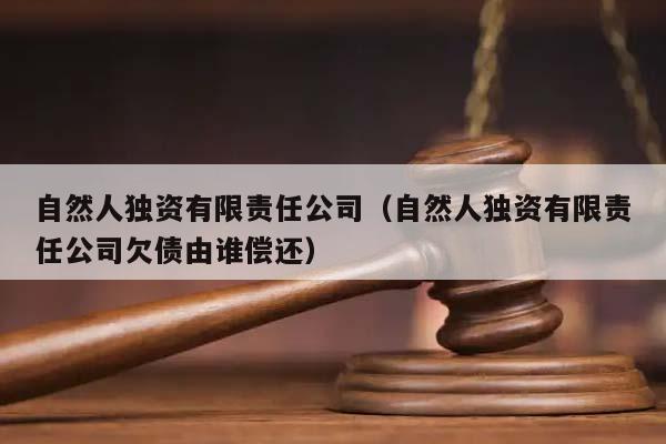 自然人獨資有限責任公司(自然人獨資有限責任公司欠債由誰償還) 自然人獨資有限責任公司(自然人獨資有限責任公司欠債由誰償還)