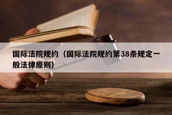 國際法院規約(國際法院規約第38條規定一般法律原則) 國際法院規約(國際法院規約第38條規定一般法律原則)