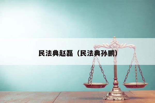 民法典趙磊(民法典孫鵬) 民法典趙磊(民法典孫鵬)