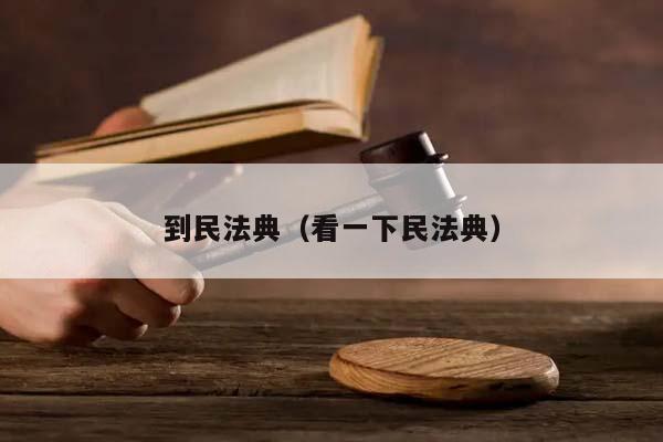 到民法典(看一下民法典) 到民法典(看一下民法典)