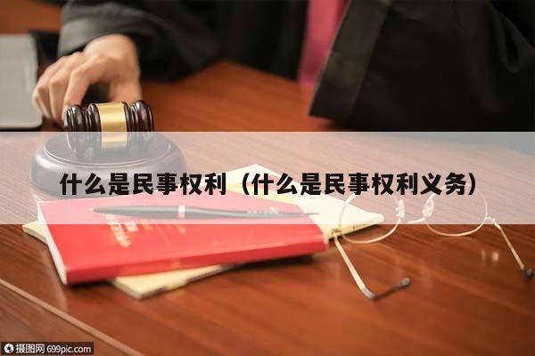 什么是民事權利（什么是民事權利義務）