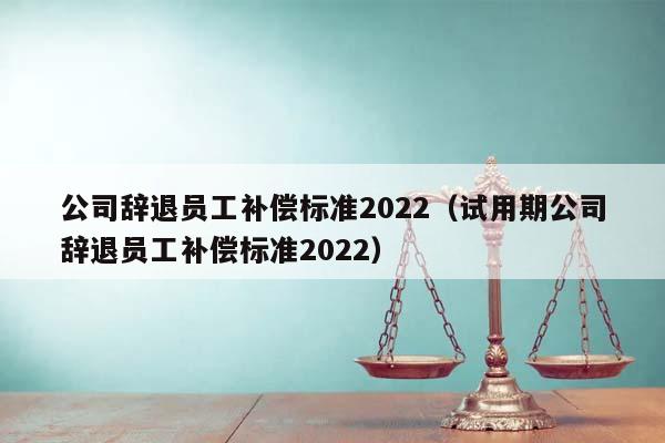 公司辭退員工補償標準2022(試用期公司辭退員工補償標準2022) 公司辭退員工補償標準2022(試用期公司辭退員工補償標準2022)