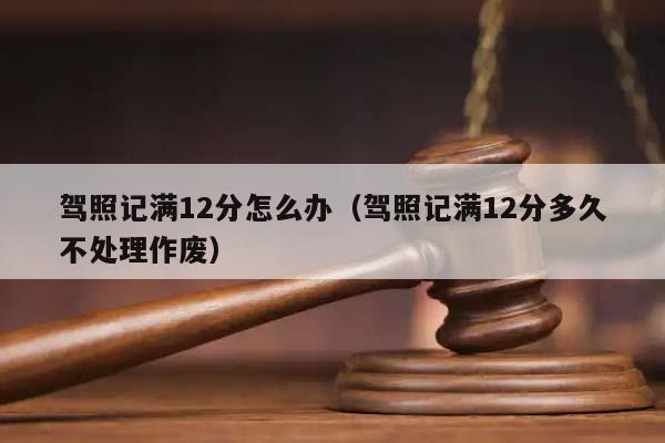 駕照記滿12分怎么辦(駕照記滿12分多久不處理作廢) 駕照記滿12分怎么辦(駕照記滿12分多久不處理作廢)