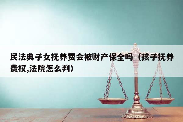 民法典子女撫養費會被財產保全嗎(孩子撫養費權,法院怎么判) 民法典子女撫養費會被財產保全嗎(孩子撫養費權,法院怎么判)