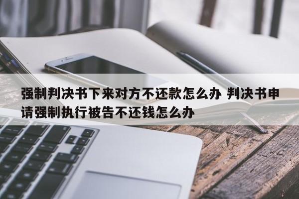 強制判決書下來對方不還款怎么辦 判決書申請強制執行被告不還錢怎么辦 強制判決書下來對方不還款怎么辦 判決書申請強制執行被告不還錢怎么辦